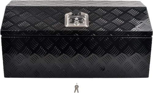 Miniatura 25 de Caja de herramientas de aluminio de 60 pulgadas para camión, caja de pecho de remolque, organizador de almacenamiento bajo la carrocería
