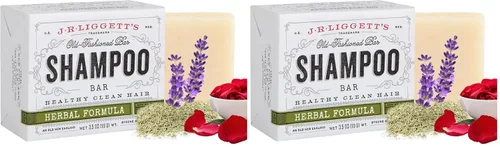 Miniatura 18 de J·R·LIGGETT'S Barra de champú – Fórmula de árbol de té, barra de champú sólida totalmente natural para cabello con aceite de coco y aceite