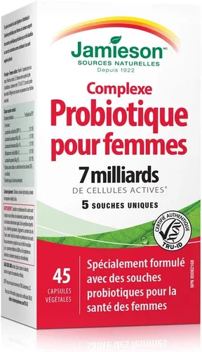 Miniatura 2 de Jamieson Complejo probiótico para mujeres 7 mil millones, 45 cápsulas vegetales