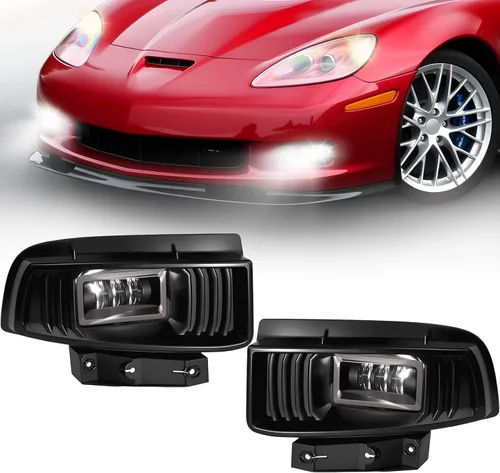 Miniatura 16 de Luces antiniebla LED y DRL para compatibles con Dodge Dakota 1997 1998 1999 2000/Dodge Durango 1998-2000, un par de luces antiniebla delanteras