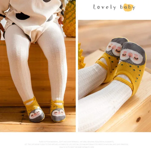 Miniatura 2 de Zumou Calcetines Antideslizantes con Agarre para Bebés Niñas Niños Tipo Pantufla 0-36 Meses 6 Pares