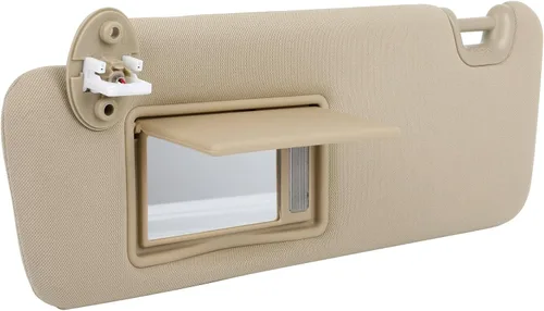 Miniatura 28 de Visera parasol beige para automóvil del lado izquierdo del conductor sin techo corredizo para Toyota para Highlander, montaje de repuesto