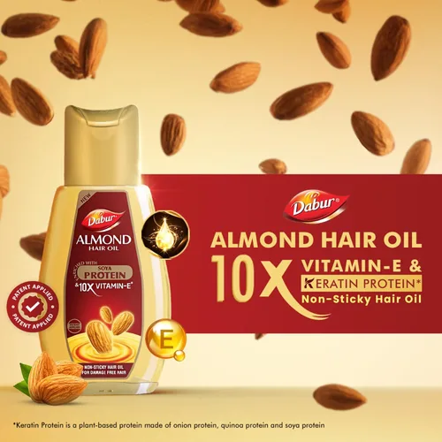 Miniatura 3 de Dabur Aceite para el cabello de almendras 16.9 fl oz