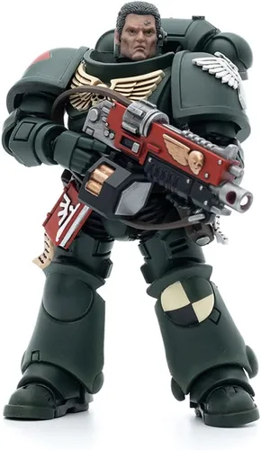 JOYTOY 1/18 Figuras de acción Warhammer 40K Mecha Joy Figura de juguete Modelo Juguetes Ángeles Oscuros Intercesores Hermano Asharr