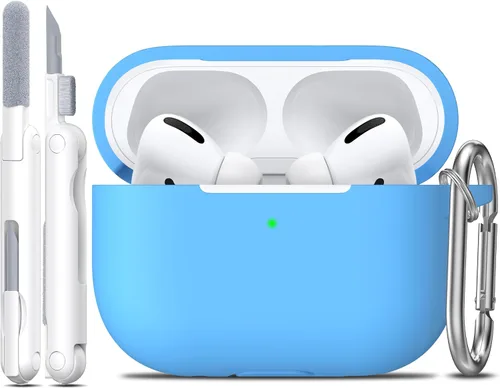 Miniatura 84 de Funda para AirPods con llavero, protección completa, de silicona, accesorios para AirPods, funda para hombres, mujeres y adolescentes, con estuche