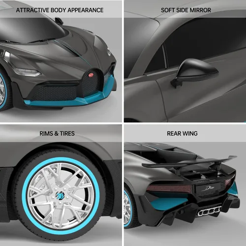 Miniatura 5 de RASTAR Bugatti - Auto a control remoto Bugatti Divo 1:24, auto de juguete Bugatti para niños y adultos
