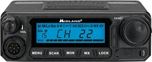 Miniatura 6 de Midland® MXT500 Radio móvil GMRS de 50 vatios - para granjas, ranchos, overlanding, senderos y todoterreno - 8 canales repetidores, diseño compacto