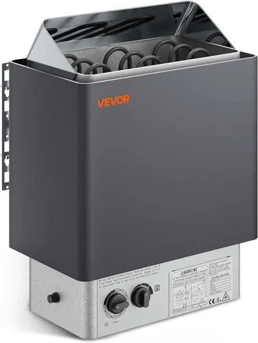 VEVOR - Calefactor de sauna, estufa eléctrica de sauna de 220V, calentador de sauna para baño de vapor con temporizador de 3h y temperatura