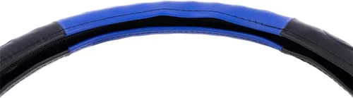 Miniatura 6 de United Pacific 70405 Funda para volante de 18" de dos tonos, construcción de cuero diseñado, estilo Euro, agarre grande – Una funda para volante