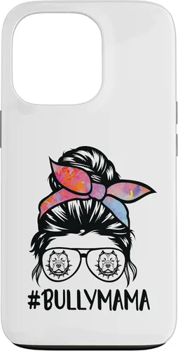 Miniatura 10 de American Bully Mom Messy Bun Hair Glasses, Bully Mama Case for iPhone 16