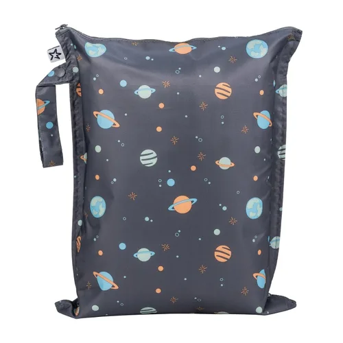 Miniatura 29 de Tiny Twinkle Bolsas Húmedas a Prueba de Desorden Paquete de 2 Bolsas Húmedas Reutilizables e Impermeables para Trajes de Baño Ropa de Bebé