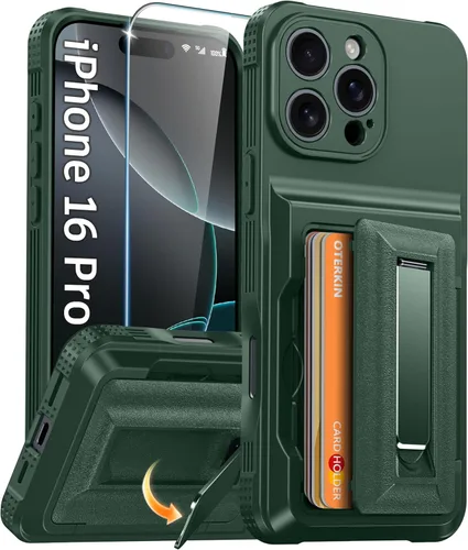 Miniatura 13 de Oterkin Funda tipo cartera para iPhone 17 Pro Max [4-5 tarjeteros] [soporte de soporte] [protección completa de la cámara] [bloqueo RFID] iPhone 17