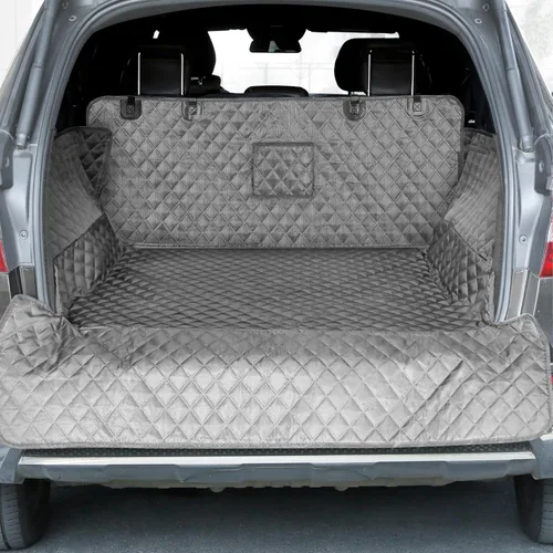 Miniatura 9 de PETICON Funda para compartimiento de carga para perros apta para SUV, forro de carga para mascotas impermeable, asiento para perros, alfombra