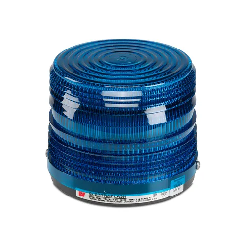 Miniatura 2 de Federal Signal Luz de advertencia, tubo estroboscópico, azul, 120VCA