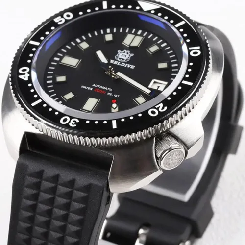 Miniatura 2 de Steeldive - Reloj automático para hombre 1970 SD1970 Reloj de pulsera NH35 Movimiento 200M Relojes de buceo