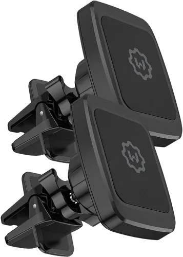 Soporte magnético para teléfono para automóvil, [2 unidades] Soporte de teléfono para ventilación de automóvil, soporte de teléfono para automóvil