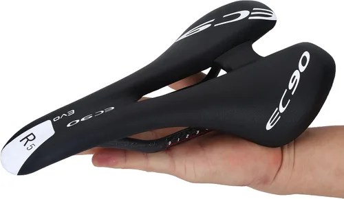 Miniatura 5 de VGEBY - Sillín de fibra de carbono, asiento de bicicleta para ciclismo de montaña y carretera, asiento de repuesto ligero para bicicleta deportiva