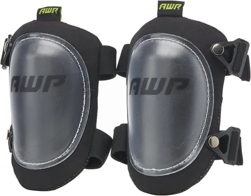 Rodilleras de carcasa dura AWP para construcción | Rodilleras de comodidad durante todo el día con diseño de tapa moldeada para girar | Talla única