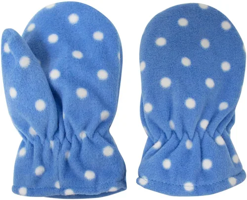 Miniatura 3 de SimpliKids Juego de sombrero y guantes bordados y forrados de tela polar tipo sherpa, para niños y bebés