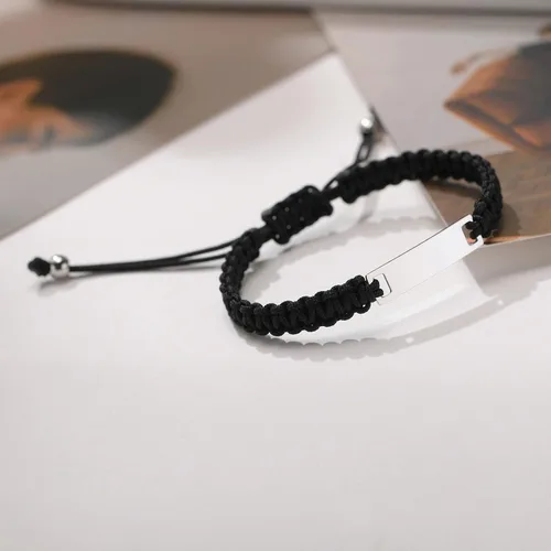 Miniatura 150 de Pulsera de barra para bebé: chapado en oro de 18 quilates, pulsera con placa de identificación personalizada para niños pequeños de mamá, nombre