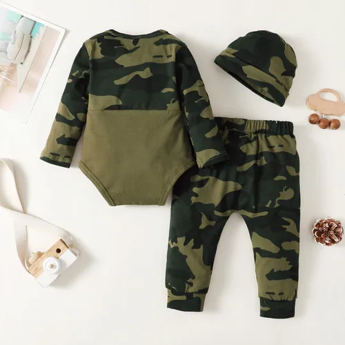 Miniatura 3 de Ropa para bebé recién nacido, ropa de otoño e invierno, traje nuevo en la tripulación, conjunto de ropa para bebé niño