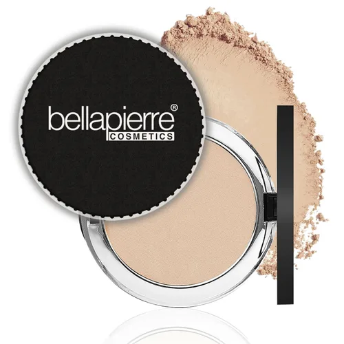Miniatura 13 de bellapierre Base mineral compacta SPF 15, maquillaje natural vegano y libre de crueldad, base mate de cobertura completa, hipoalergénica, sin aceite
