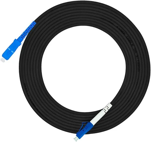 Miniatura 12 de 3M FC a FC Cable de fibra óptica blindado para exteriores Simplex 9/125 SM, Cable puente de conexión óptica 3 metros 10 pies monomodo