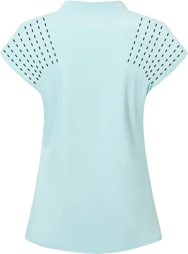 Miniatura 45 de Camisetas tipo polo de golf para mujer, ligeras que absorben la humedad, camisetas atléticas de tenis