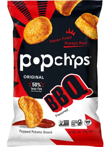 Miniatura 23 de Popchips Paquete variado de papas fritas, porciones individuales de 0.8 onzas (paquete de 24), 4 sabores: 8 sal marina, 8 barbacoa, 4 crema agria