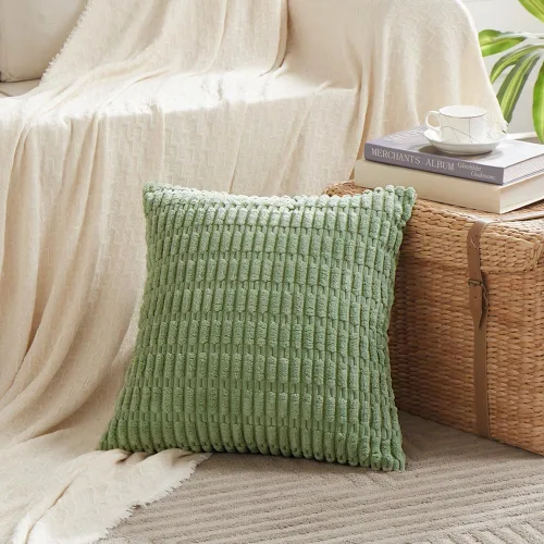 Miniatura 55 de Fancy Homi - Paquete de 2 fundas de almohada decorativas de color taupe de 22 x 22 pulgadas para sala de estar, sofá, cama, estilo rústico, bohemio