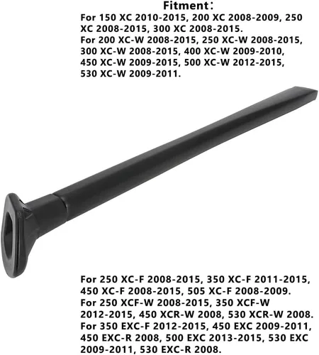 Miniatura 7 de JFG RACING Dirt Bike Kickstand lateral soporte forja aluminio con resortes para XC XCW XCF EXC EXCF 150 200 250 300 350 400 450 500 505 530 Negro