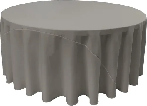 Miniatura 37 de LA Linen - Mantel redondo lavable de popelina de poliéster, resistente a manchas y arrugas, 51", mantel de tela para comedor, cocina, fiesta, Negro