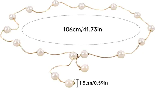Miniatura 3 de Cinturones de cadena de moda para mujer, cadena de cintura con diamantes de imitación para vestido, cinturón automático con hebilla