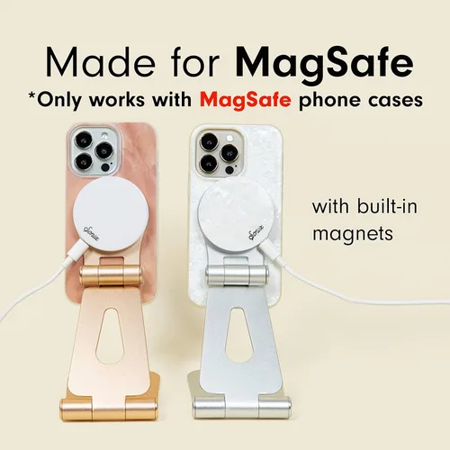 Miniatura 2 de Sonix Cargador compatible con MagSafe para iPhone 15, 14, 13, 12 Series Cargador inalámbrico rápido x cable de 6.5 pies (USB-C) Pearl Tort