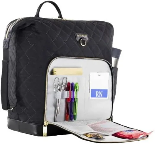 Miniatura 2 de Maevn ReadyGO Mochila clínica resistente al agua, Mochila Hobo Convertible Negro, Bolsa