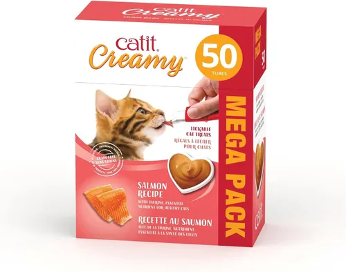 Miniatura 8 de Catit, bocadillo cremoso para gatos para lamer, bocadillo saludable para gatos, atún, paquete de 12