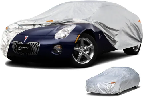 Miniatura 77 de Kayme - Cubierta completa impermeable de 6 capas para automóvil, apta para todo clima, protección para exteriores contra lluvia, rayos ultravioleta