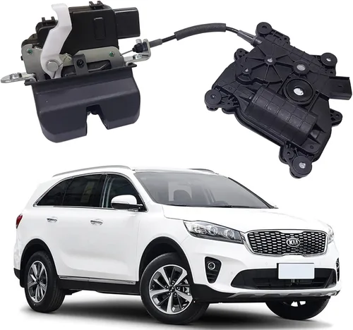 Miniatura 8 de Actuador de pestillo de maletero trasero Compatible para Hyundai Sonata 2009 a 2015 Reemplaza pestillo de puerta de escotilla trasera 81230-3Q000