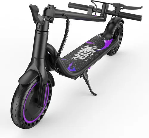 Miniatura 16 de VOLPAM Scooter eléctrico con neumático sólido de 8.5"/10", motor potente de 350 W/500 W y velocidad máxima de 19/22 MPH, alcance de 16 a 28 millas