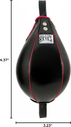 Miniatura 8 de CLETO REYES Saco de boxeo de doble extremo para entrenamiento de boxeo, entrenamiento de gimnasio, MMA, Kickboxing, Muay Thai Negro