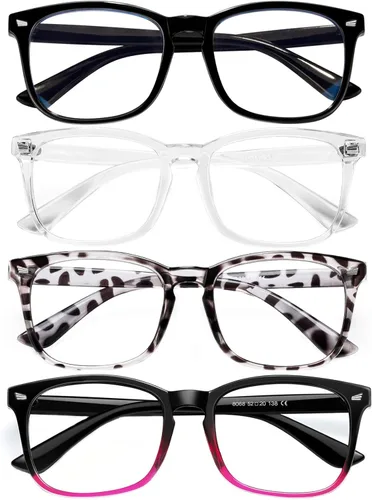 Miniatura 39 de hunsquer Gafas de luz azul para mujer/hombre, gafas de luz azul para computadora negro (806803blacktoucha)