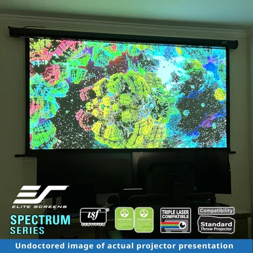Miniatura 5 de Pantalla de proyector Elite Screens Spectrum RC1 Remote, 180 pulgadas Diag 16:9, pantalla de proyección motorizada para cine en casa 4K/8K Ultra HD