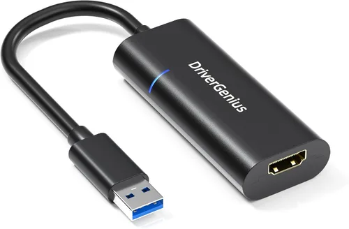 Adaptador de video USB 3.0 a HDMI, convertidor USB tipo A a HDMI con indicador para monitor, 1080p/60Hz - Tarjeta de visualización de video gráfica