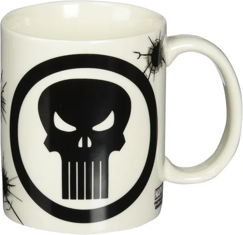 Zak. Designs taza de porcelana, Extreme The Punisher, Multicolor