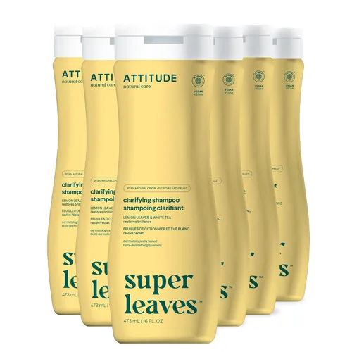 Miniatura 11 de ATTITUDE Colorlast Champú para el cabello, verificado por EWG, para cabello teñido, protege el color, ingredientes derivados de forma natural