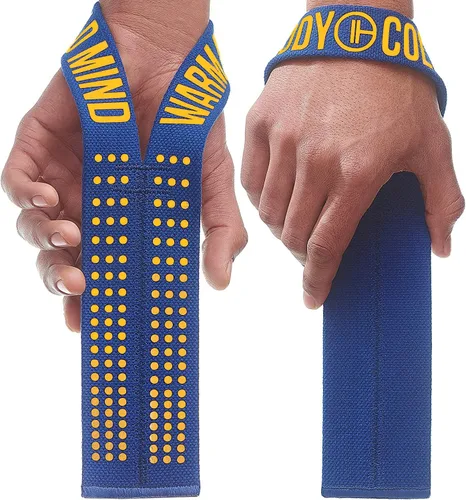 Miniatura 17 de WARM BODY COLD MIND V1 Correas de Levantamiento para Muñeca para Halterofilia Olímpica - Clasificadas para 660 lb - Vendas de Mano para Negro