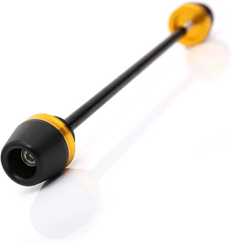 Miniatura 9 de MC MOTOPARTS Compatible con MT07 FZ07 2013 Negro Eje de Rueda Delantera Tenedor Sliders Protectores Crash Protector