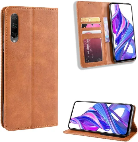 Miniatura 8 de Jielangxin Keji Funda para Huawei Y9s Caso,Funda para Huawei Y9s 2019 STK2-LX1 STK2-L21 STK-L22 STK-LX3 Funda PU Cuero Flip Cover Negro