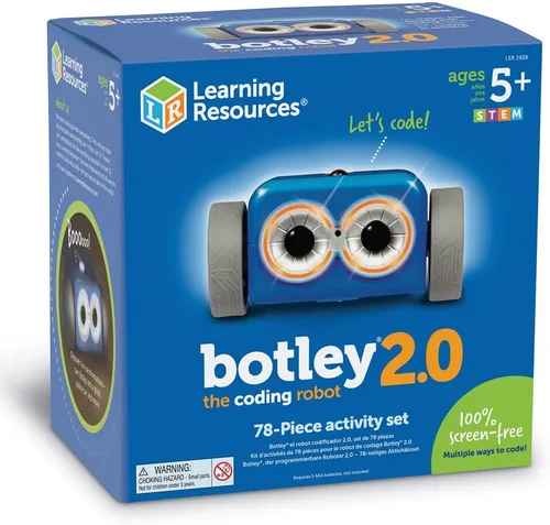 Miniatura 13 de Learning Resources Botley - Juego de actividades The Coding Robot 2.0, 78 piezas, a partir de 5 años, robot de codificación para niños, juguetes