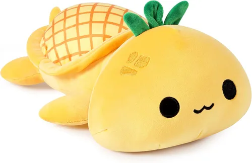 Miniatura 13 de Onsoyours Peluche de dragón gordito, adorable almohada de felpa suave para abrazar, lindo juguete de peluche Kawaii para niños